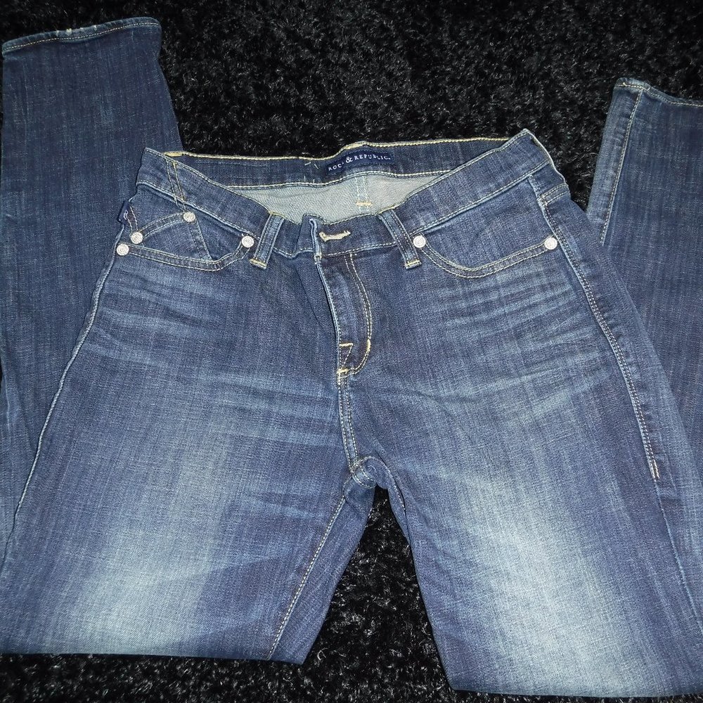 Rock & Republic Blue Jeans Size 12